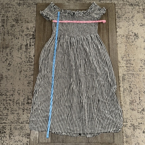 BARDOT Cindy Gingham Off the Shoulder Midi Dress - Picture 13 of 15